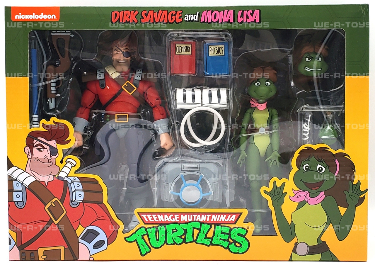 Teenage Mutant Ninja Turtles Dirk Savage and Mona Lisa Action