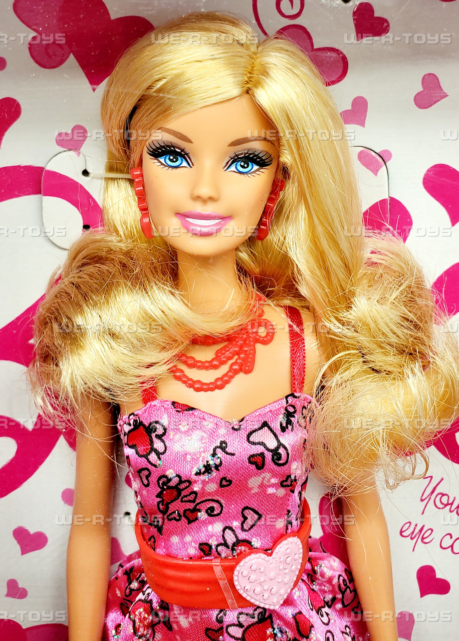 Barbie I Love Valentine's! Doll 2010 Mattel T7437 - We-R-Toys