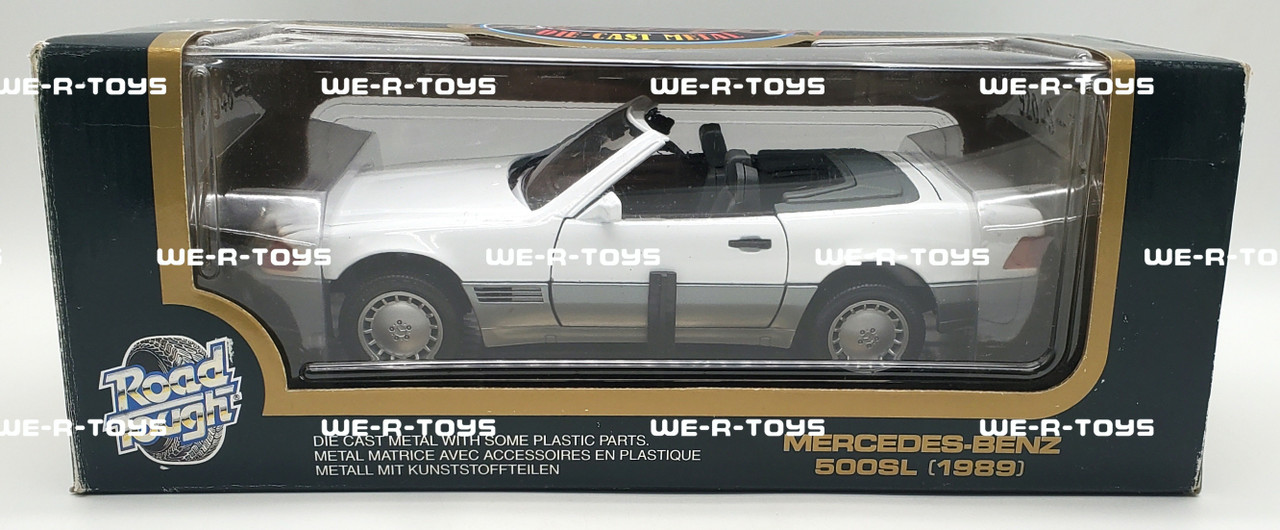 Road Tough 1:18 Die-Cast Metal 1989 Mercedes Benz 500SL #92048