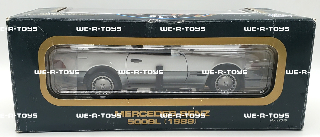 Road Tough 1:18 Die-Cast Metal 1989 Mercedes Benz 500SL #92048