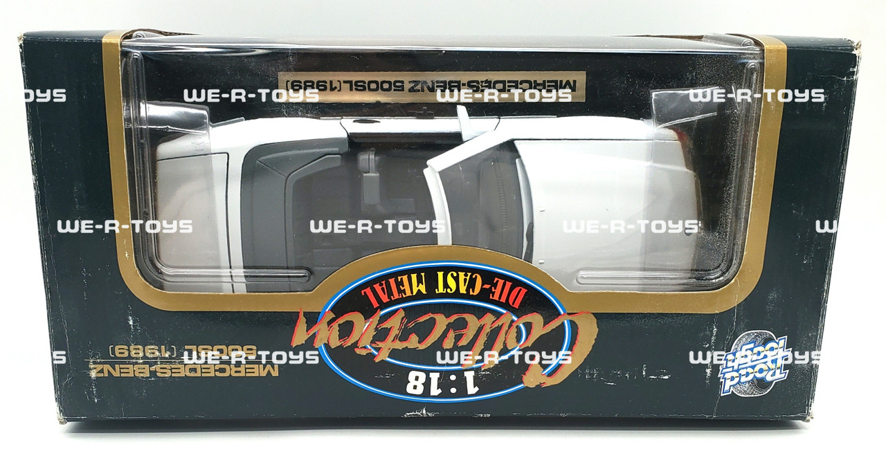 Road Tough 1:18 Die-Cast Metal 1989 Mercedes Benz 500SL #92048