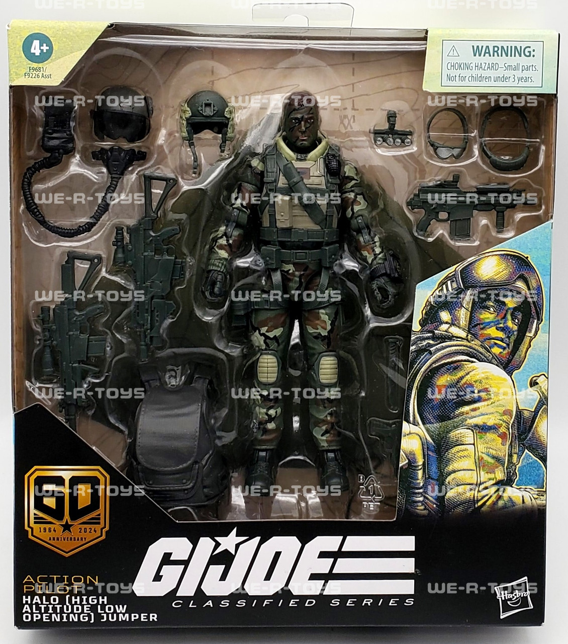 ミリタリー G.I. Joe Classified Action Pilot Hasbro G.I. Joe Classified Series 60th Anniversary Action Pilot