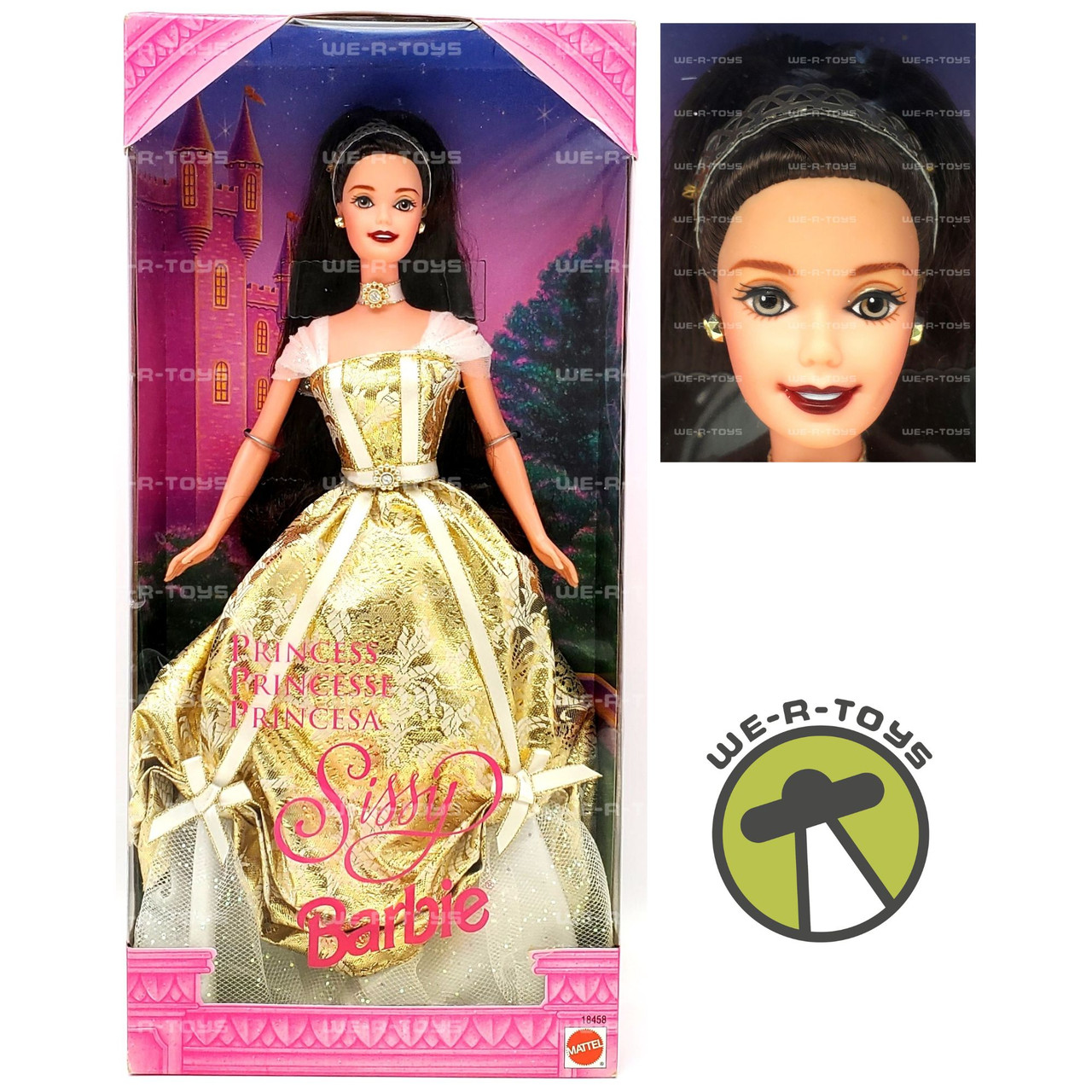 Barbie Princess Sissy Doll Golden Dreams 1997 Mattel #18458 We-R