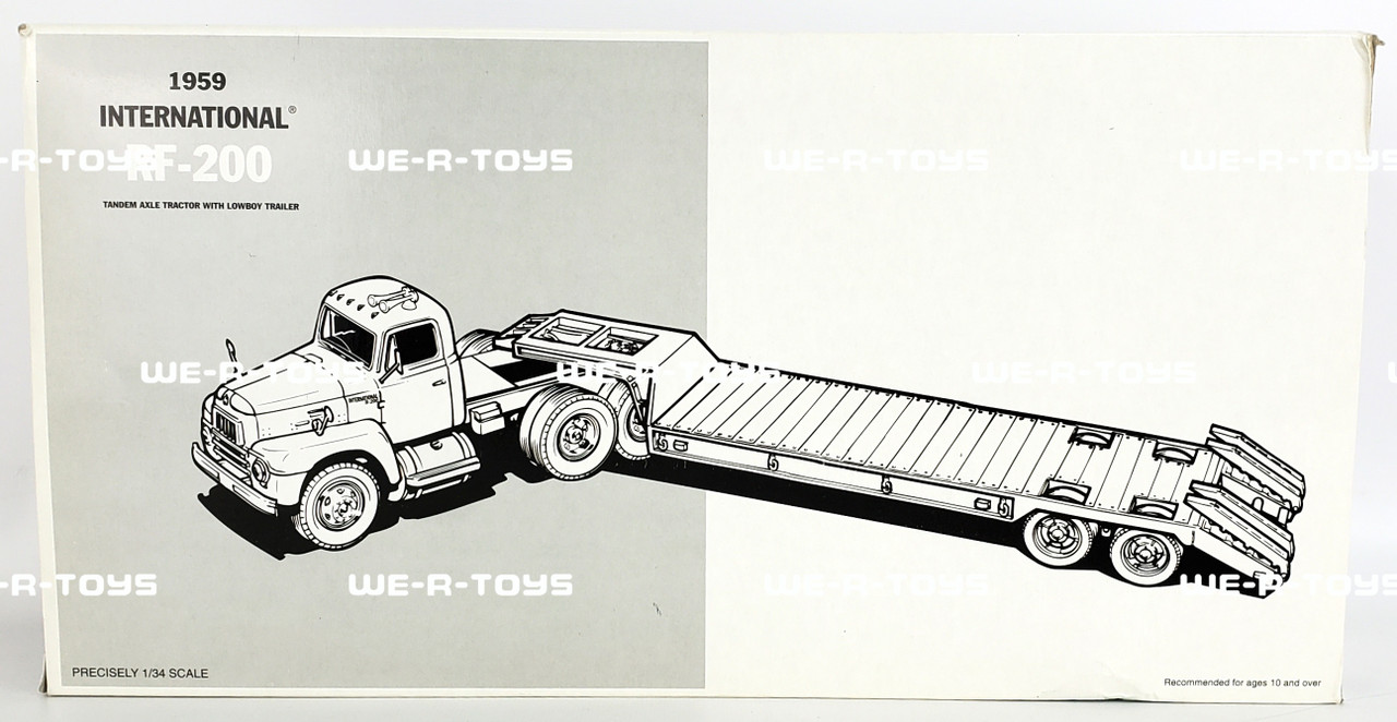 First Gear 1959 International RF-200 with Lowboy Trailer 1997 #19