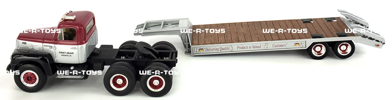First Gear 1959 International RF-200 with Lowboy Trailer 1997 #19
