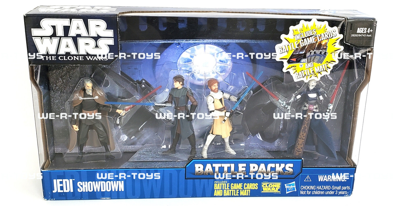 Star Wars The Clone Wars Battle Pack Jedi Showdown Figure