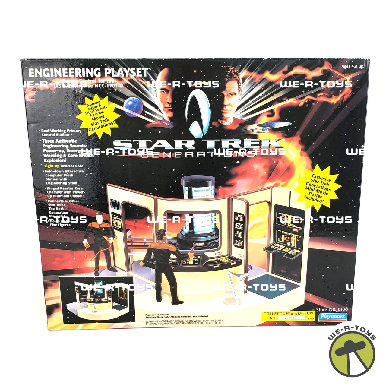 Star Trek Generations Engineering Playset 1994 Playmates #6108