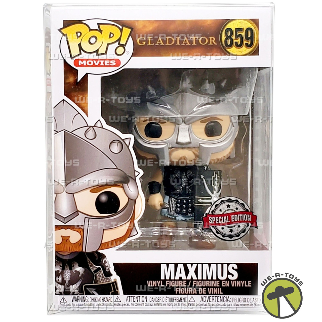 Funko POP Movies Gladiator Maximus in Helmet 859 Exclusive