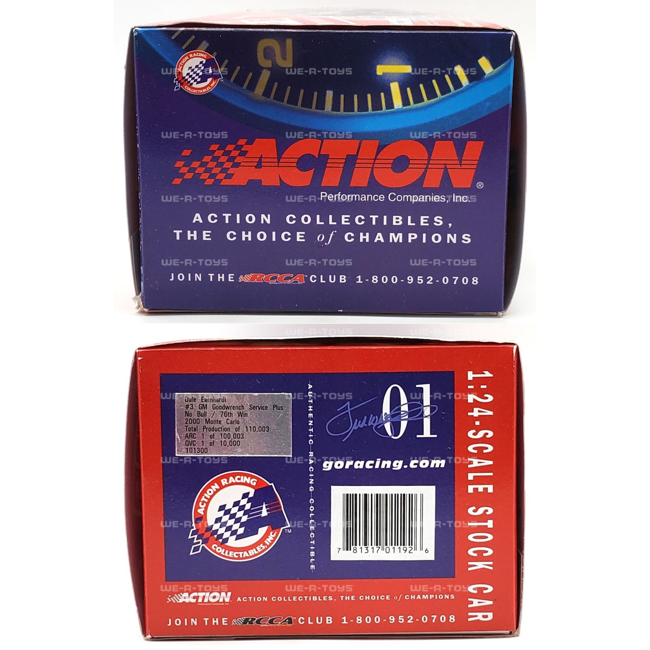 Dale Earnhardt #3 GM Goodwrench Service Plus No Bull 76th Win 2000