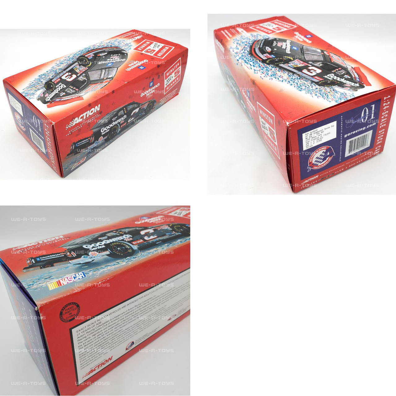 Dale Earnhardt #3 GM Goodwrench Service Plus No Bull 76th Win 2000