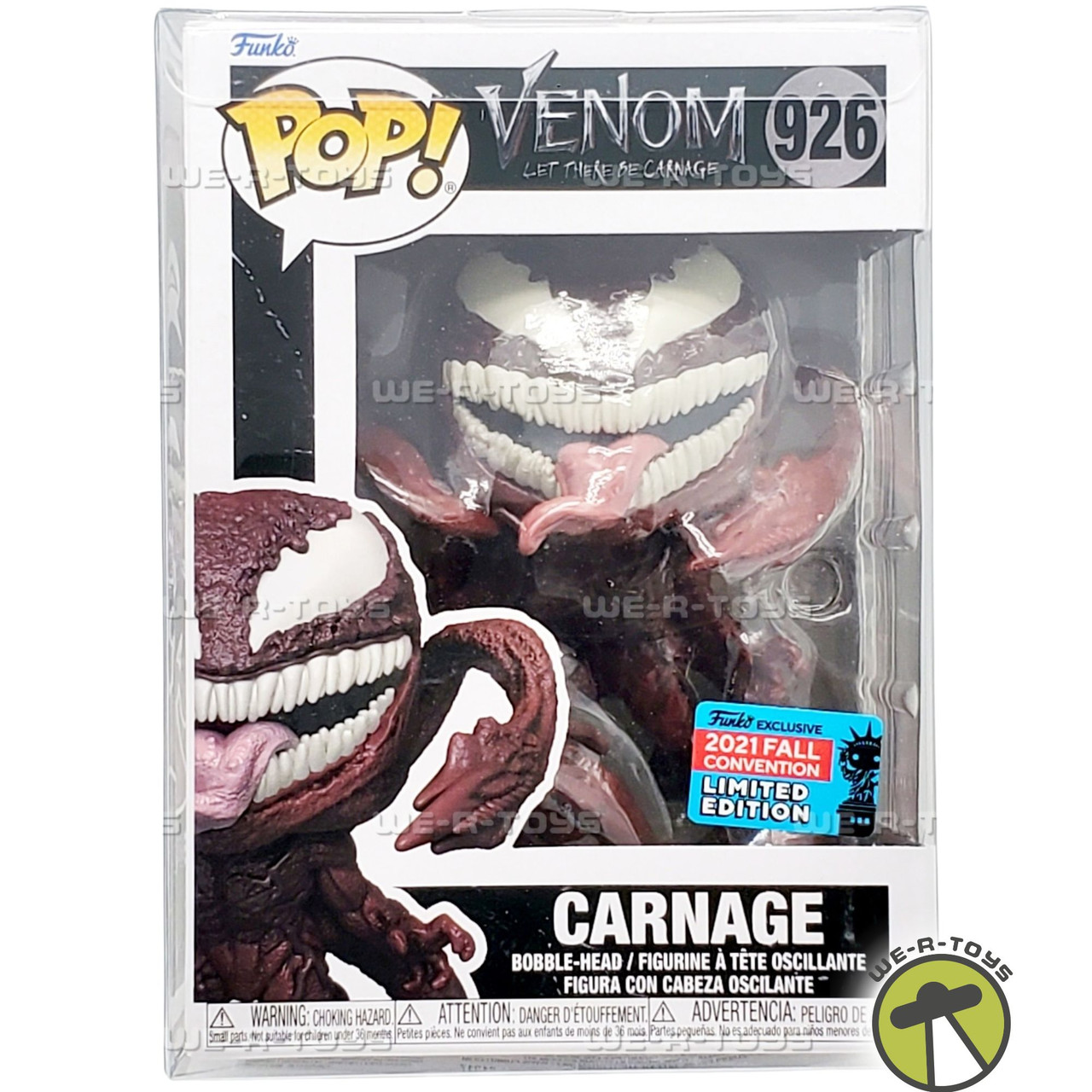Funko Pop Marvel Venom Carnage 926 Bobble Head Figure - We-R-Toys