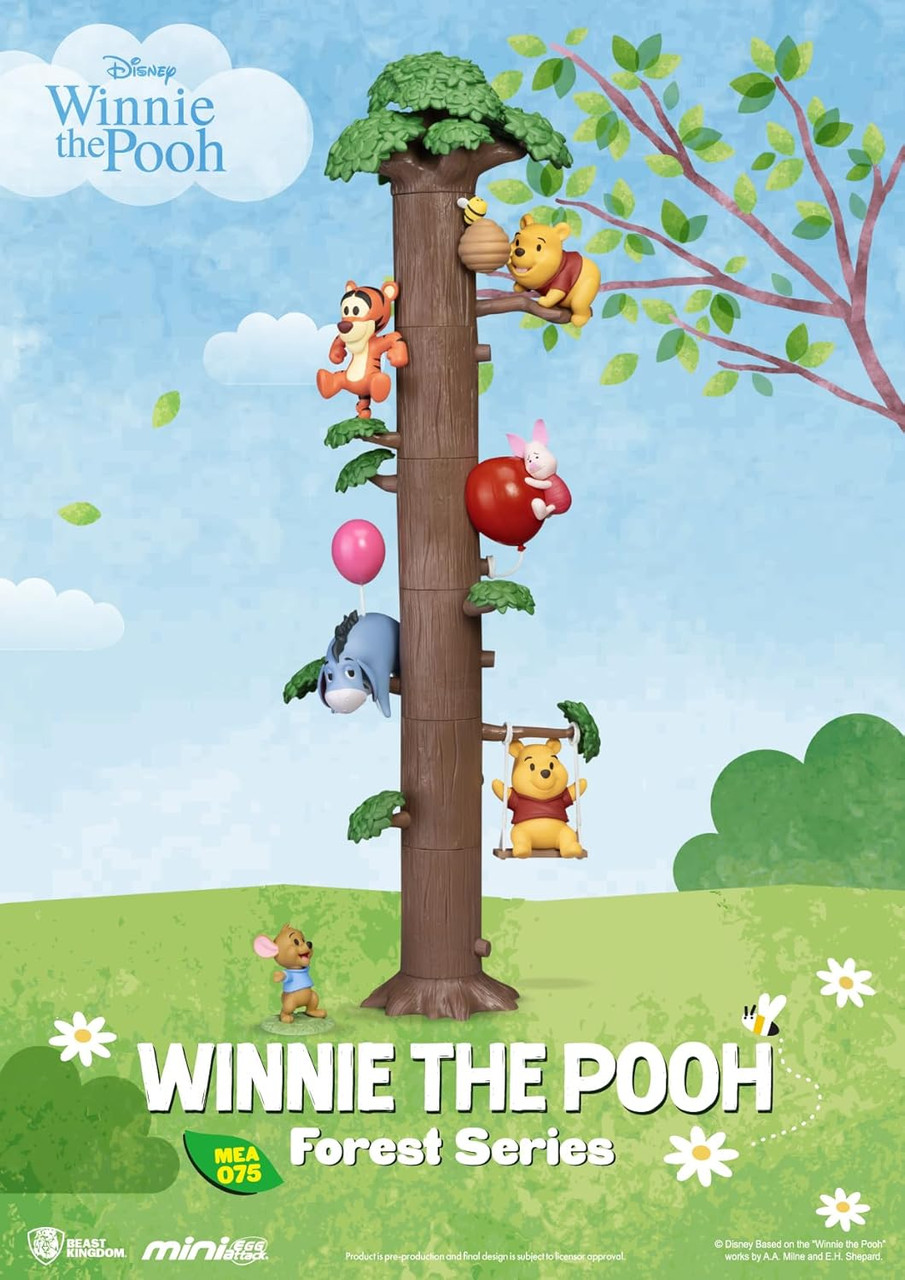 Disney Winnie The Pooh Forest Series Figures MEA-075 6 Piece Set