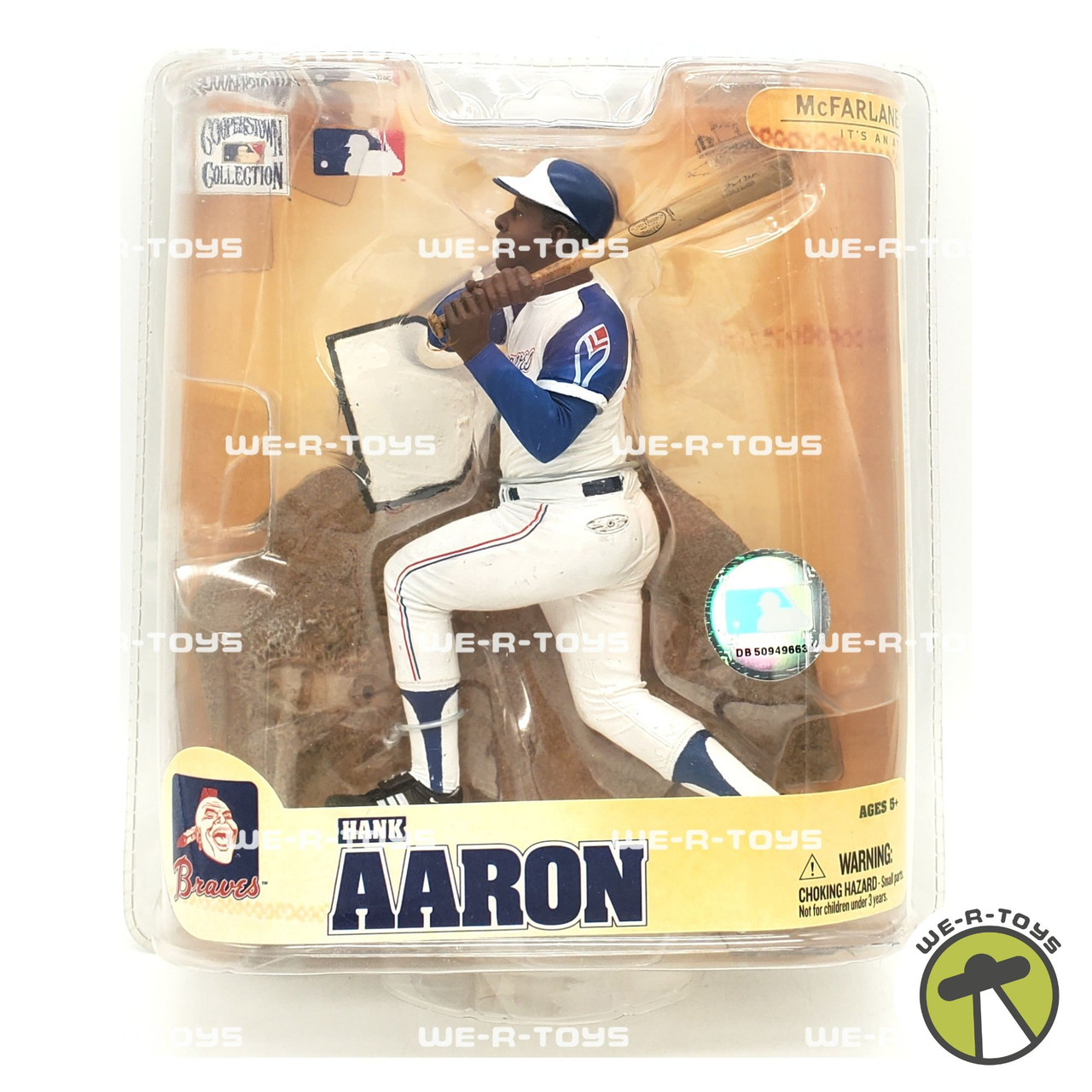 MLB Cooperstown Collection Atlanta Braves Hank Aaron Figure 2008