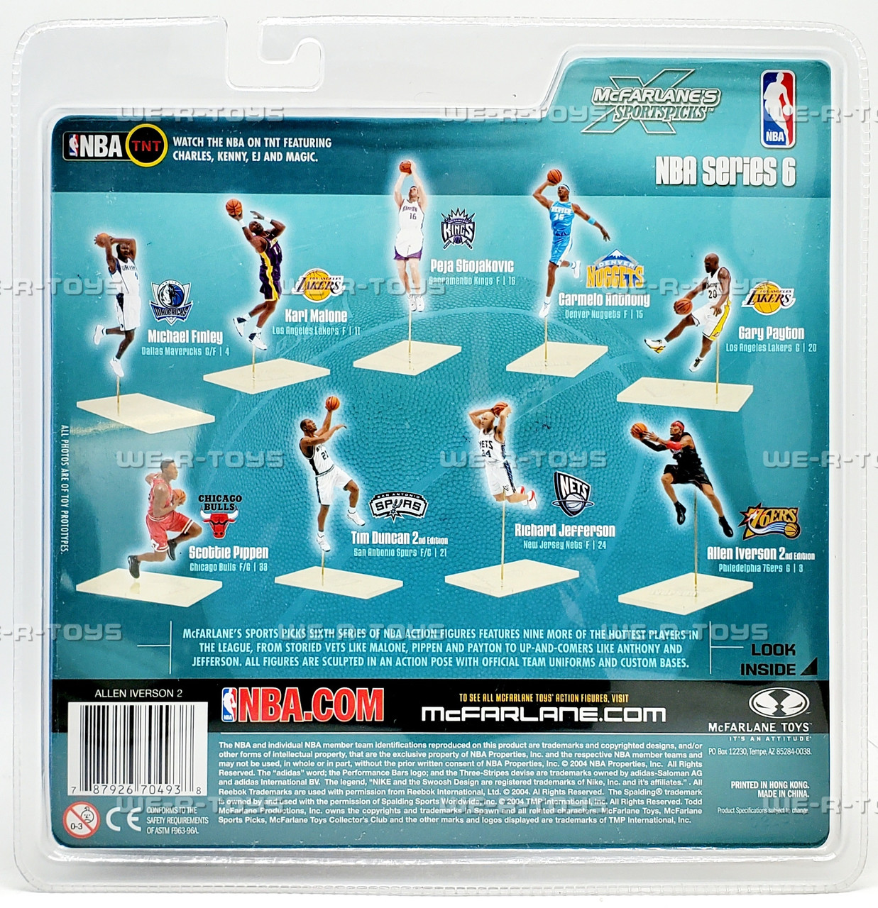 Allen Iverson Variant White Jersey 76ers McFarlane NBA