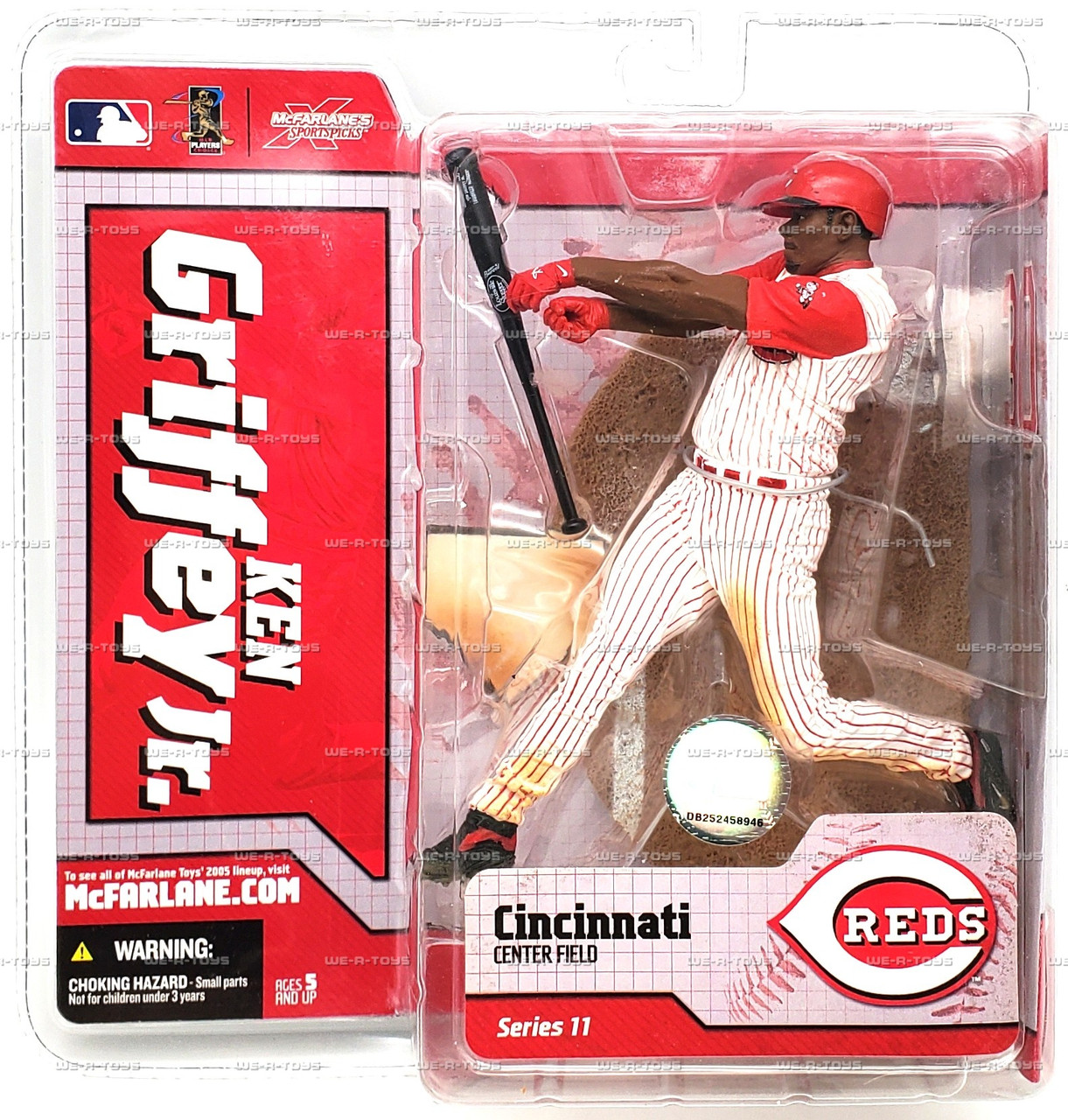 Ken Griffey Jr. レッズマクファーレンフィギュアシリーズ11 MLB Series 11 Cincinnati Reds Ken Griffey Jr. Figure 2005