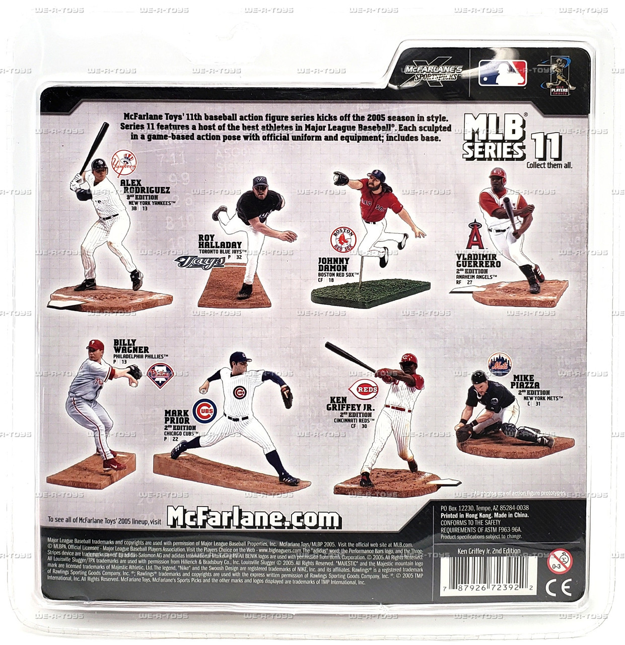 MLB Series 11 Cincinnati Reds Ken Griffey Jr. Figure 2005
