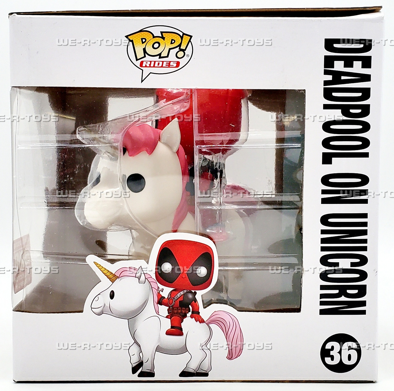 Funko POP Rides Deadpool On Unicorn 36 Vinyl Figure - We-R-Toys