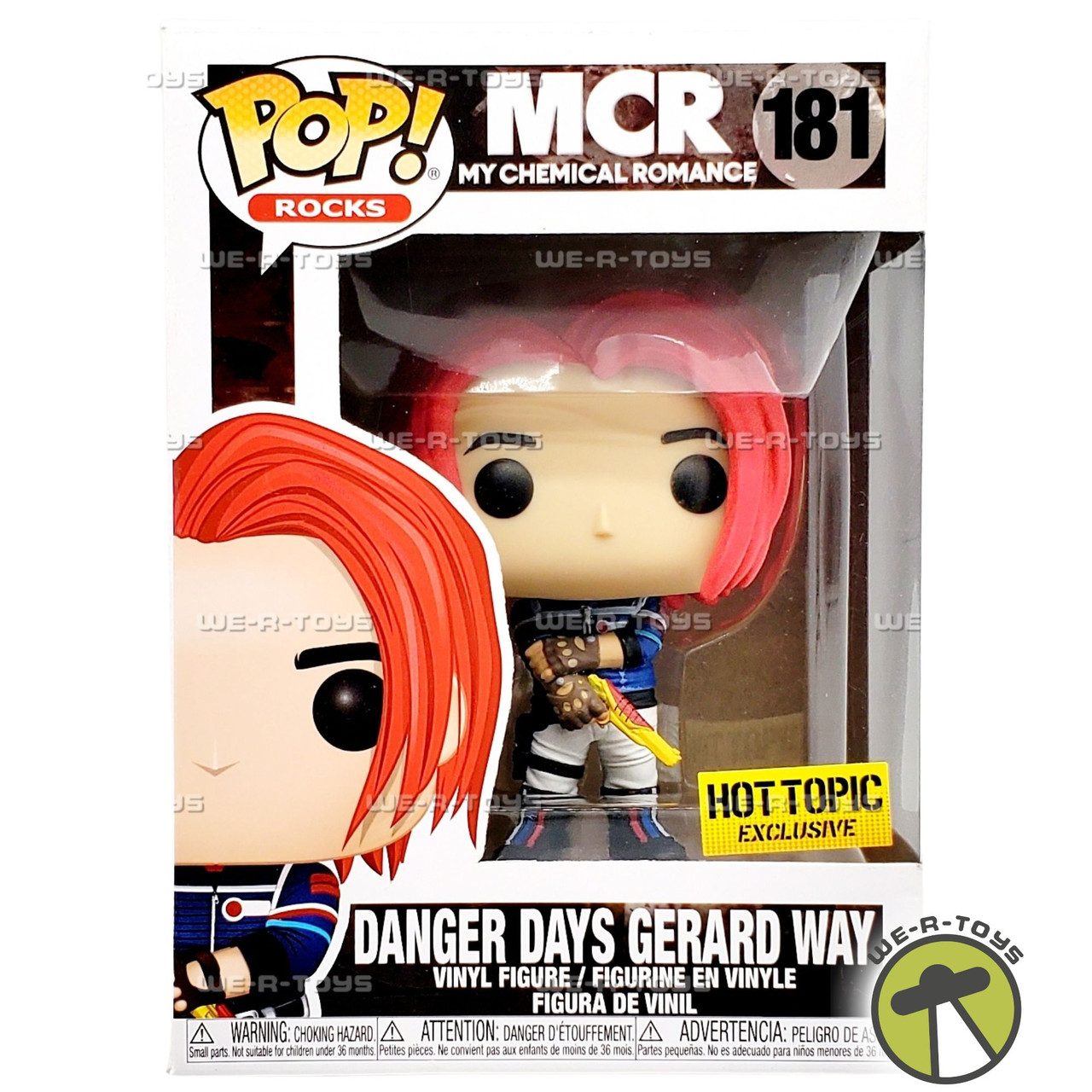 Funko POP Rocks Danger Days Gerard Way 181 Party Poison Vinyl
