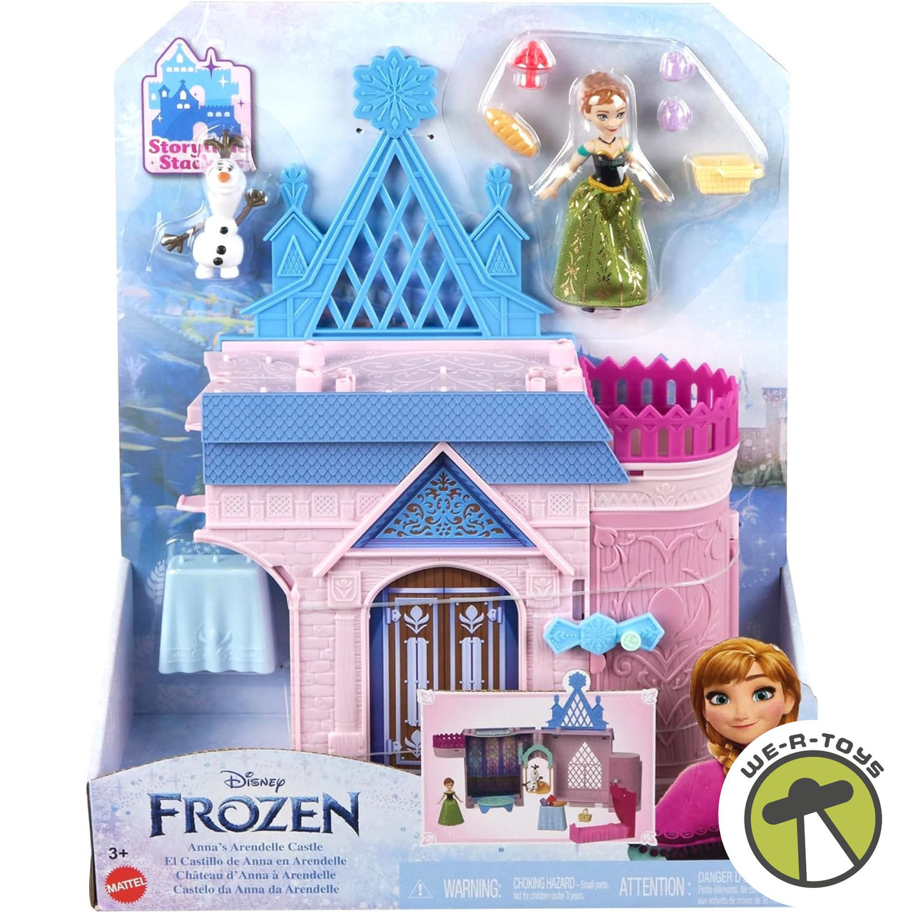 Disney Frozen Anna Doll House Stackable Castle with Doll and
