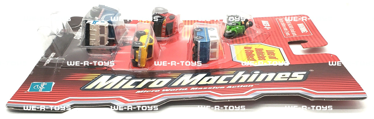 Micro Machines City Streets Collection 5 Vehicles 2003 Hasbro