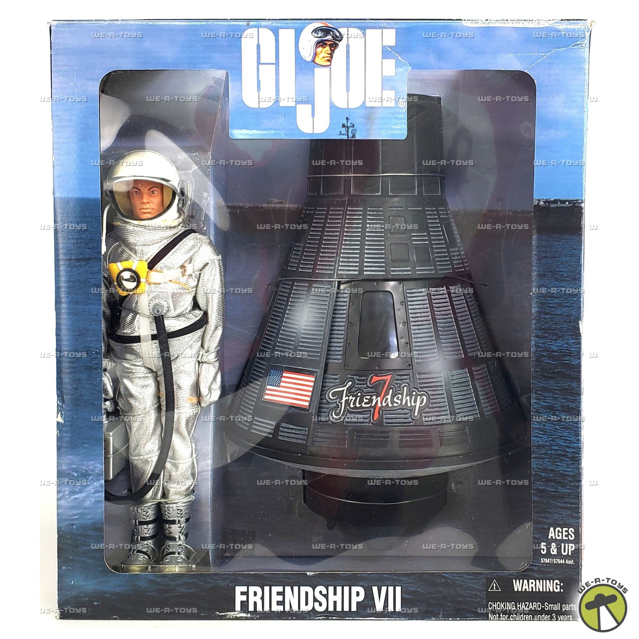 GI Joe Friendship VII Astronaut Figure & Space Capsule 2000 Hasbro
