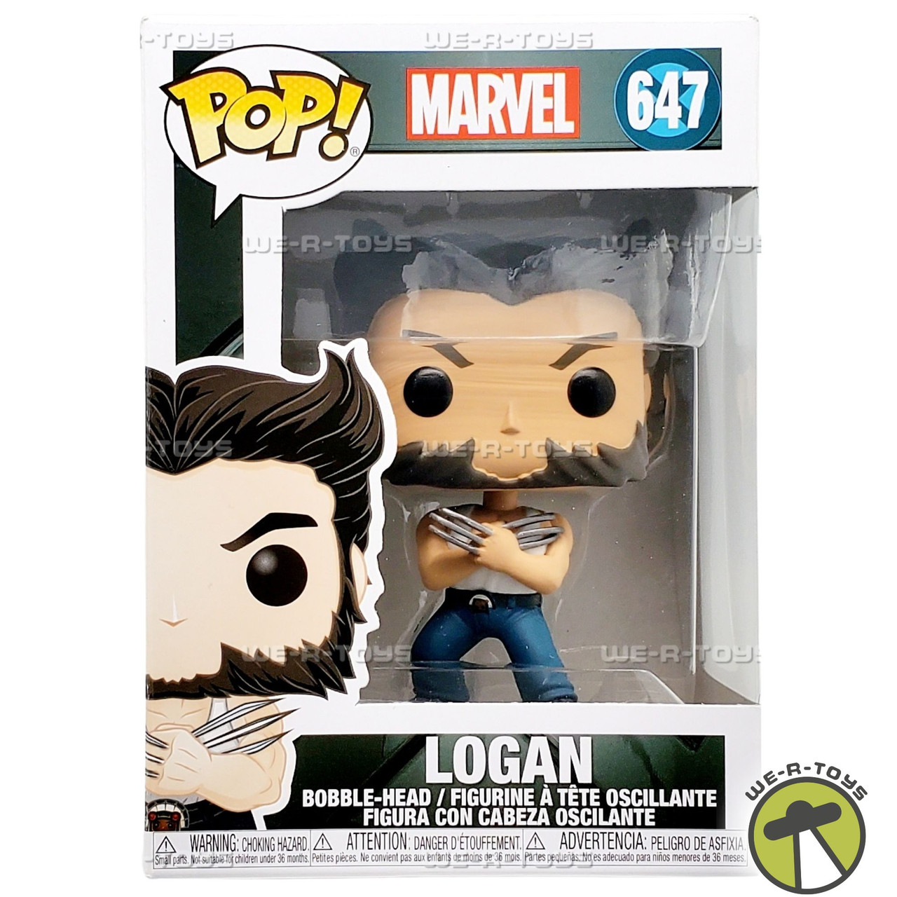 Funko POP Marvel 647 X-Men Origins Wolverine Logan Vinyl Bobble