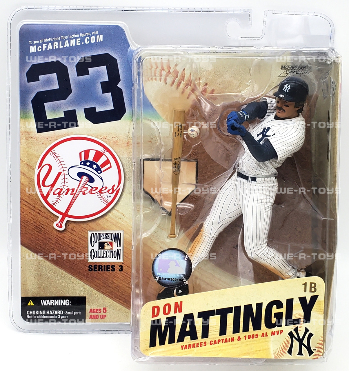 MLB Yankees Cooperstown Collection Series 3 Don Mattingly Figure