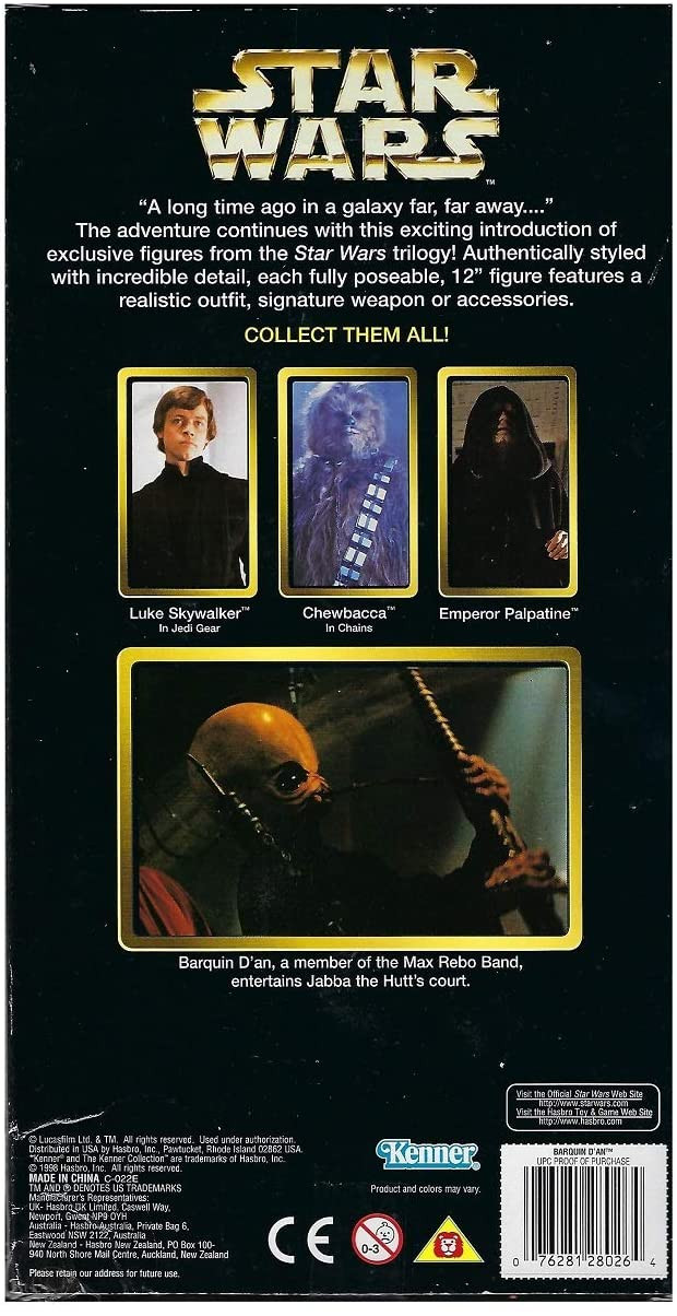 未開封品【Star Wars Barquin D'an 】12インチ フィギュア Star Wars Action Collection Barquin D'an 12