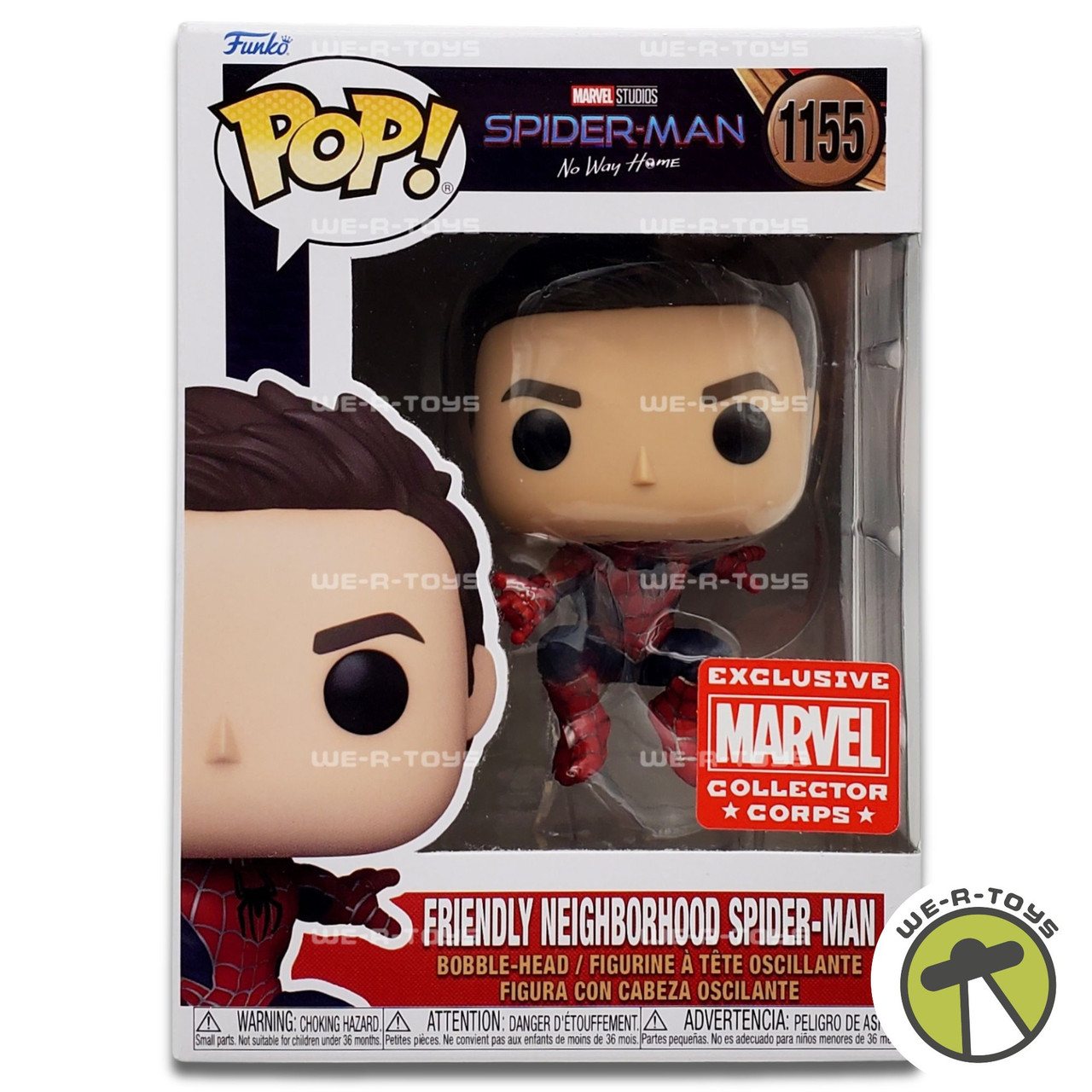 レア品 フレンドリー・ネイバーフッド・スパイダーマン 1155 Funkopop Funko Pop! Marvel Friendly Neighborhood Spider-Man No Way