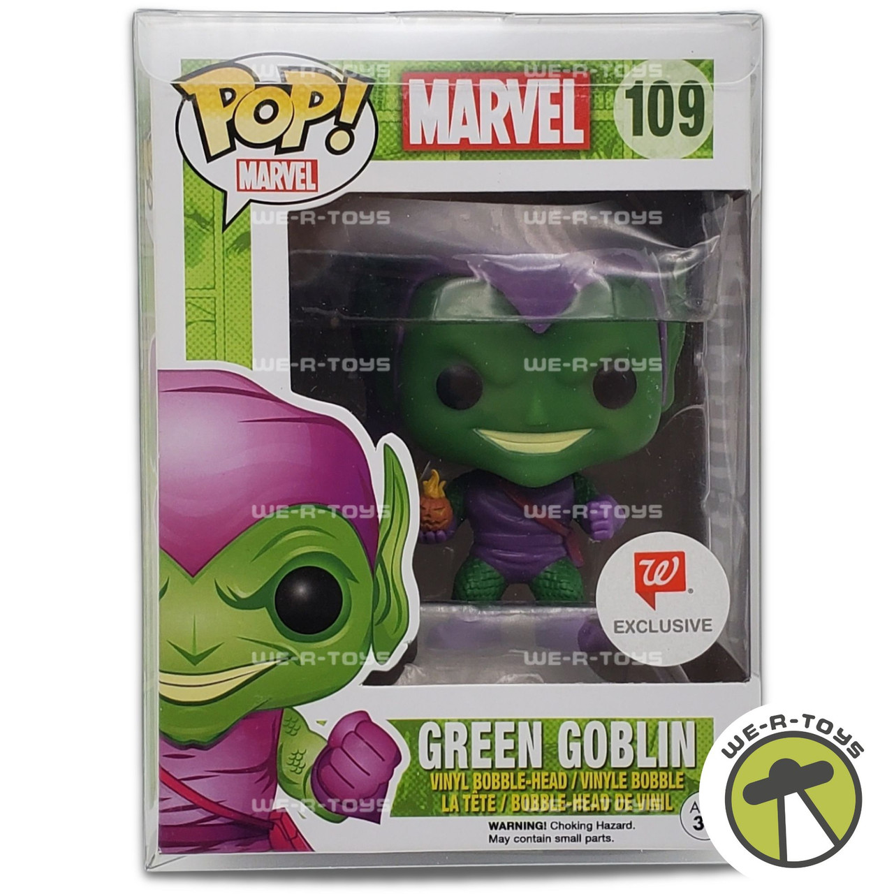 Funko Pop Marvel Green Goblin Exclusive Vinyl Bobbly-Head