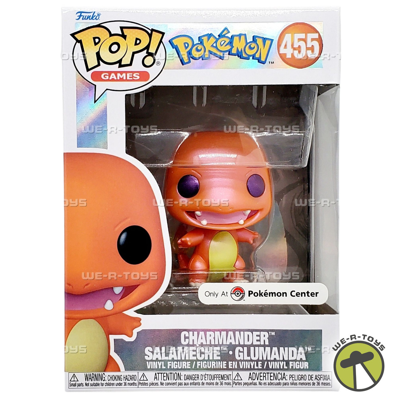 Funko Pop! Pokémon Charmander Pearlescent #455 Pokémon Center