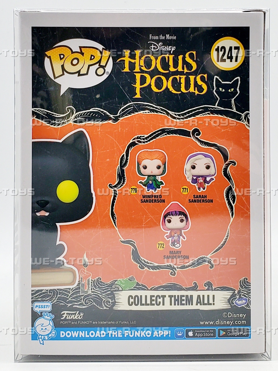 Funko POP Hocus Pocus Thackery Binx 1247 Vinyl Figure - We-R-Toys