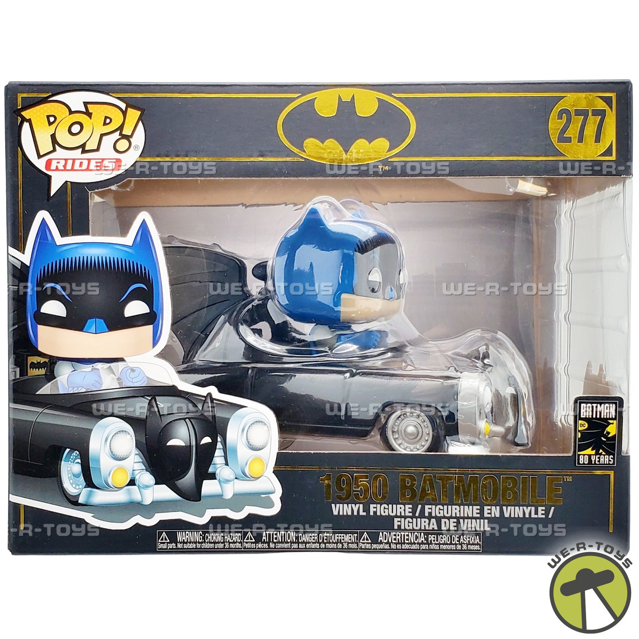 Funko POP Rides Batman 80th Anniversary 1950 Batmobile Vinyl