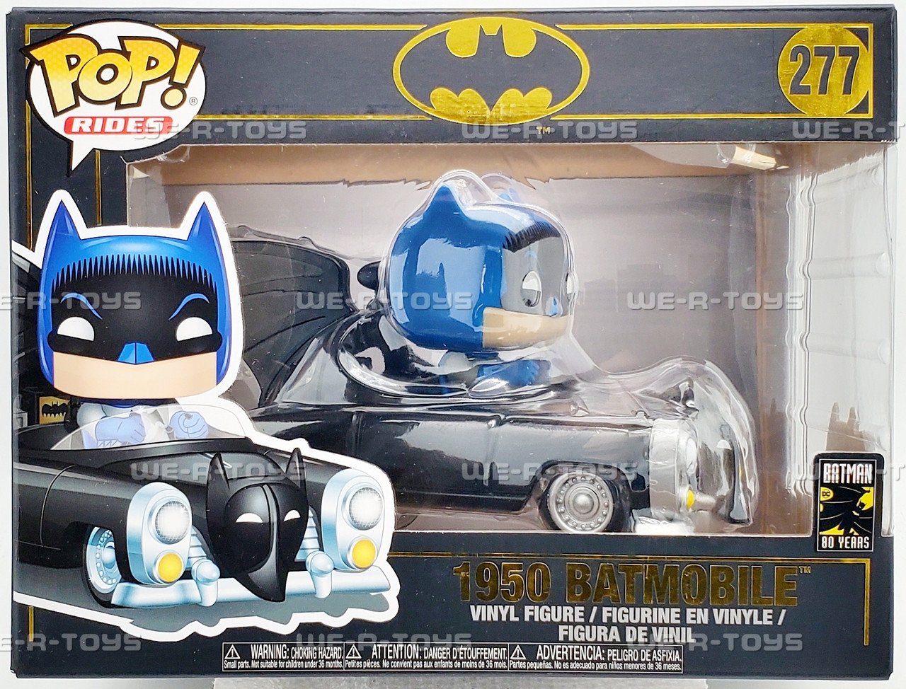 Funko POP Rides Batman 80th Anniversary 1950 Batmobile Vinyl