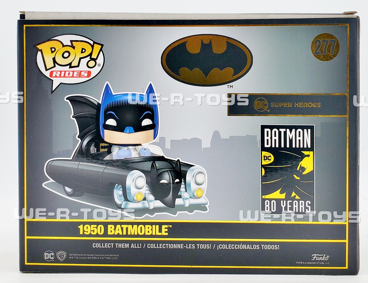 Funko POP Rides Batman 80th Anniversary 1950 Batmobile Vinyl