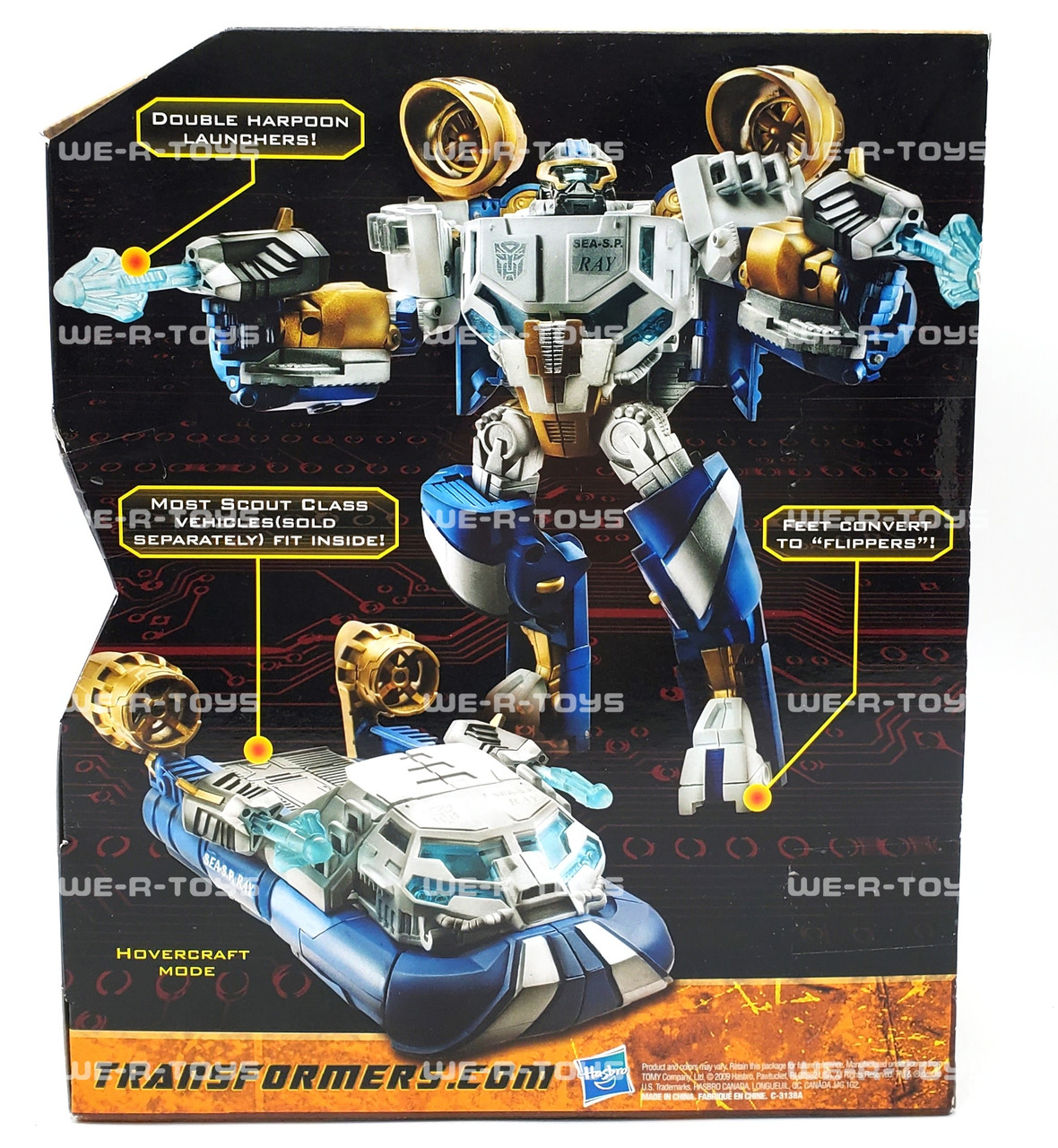Transformers Sea Spray Autobot Action Figure Voyager Class 2009