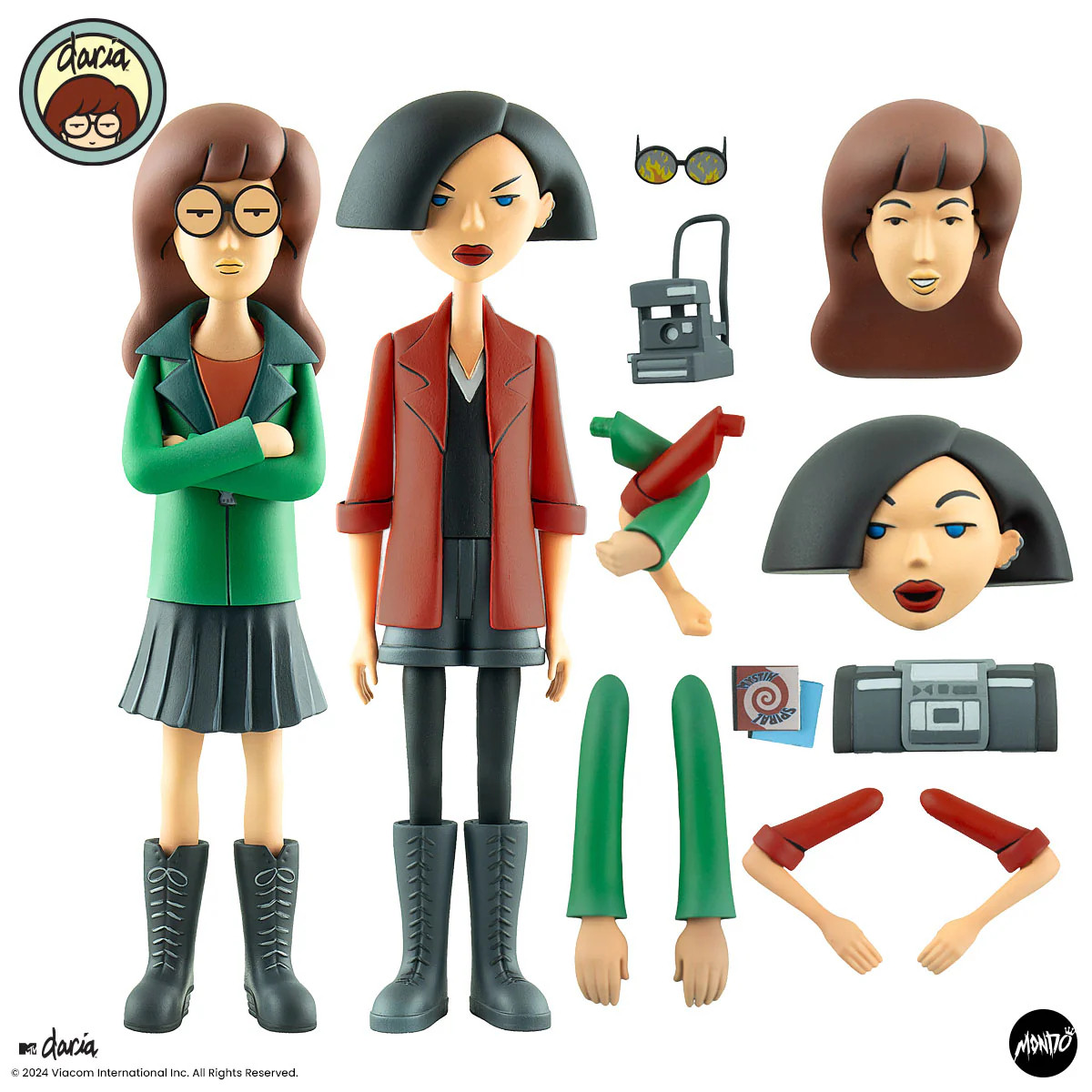 Daria and Jane Vinyl Figure Set Standard Version Mondo - We-R-Toys