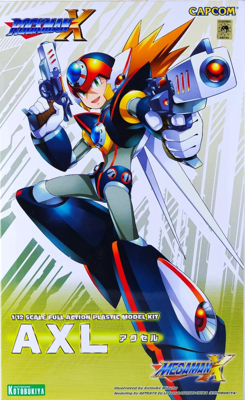 Rockman X Mega Man X Axl Plastic Model Kit by Kotobukiya