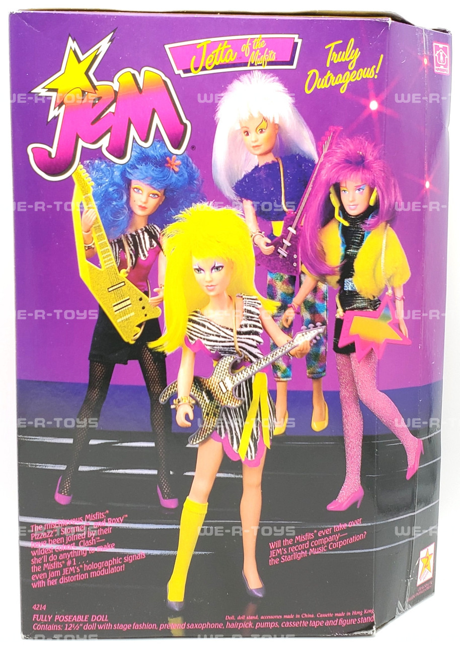 Jem Truly Outrageous Jetta of the Misfits Doll 1986 Hasbro #4214