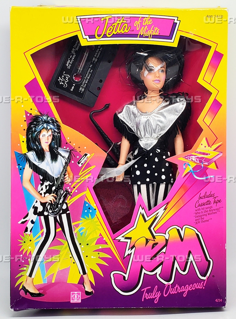 Jem Truly Outrageous Jetta of the Misfits Doll 1986 Hasbro #4214