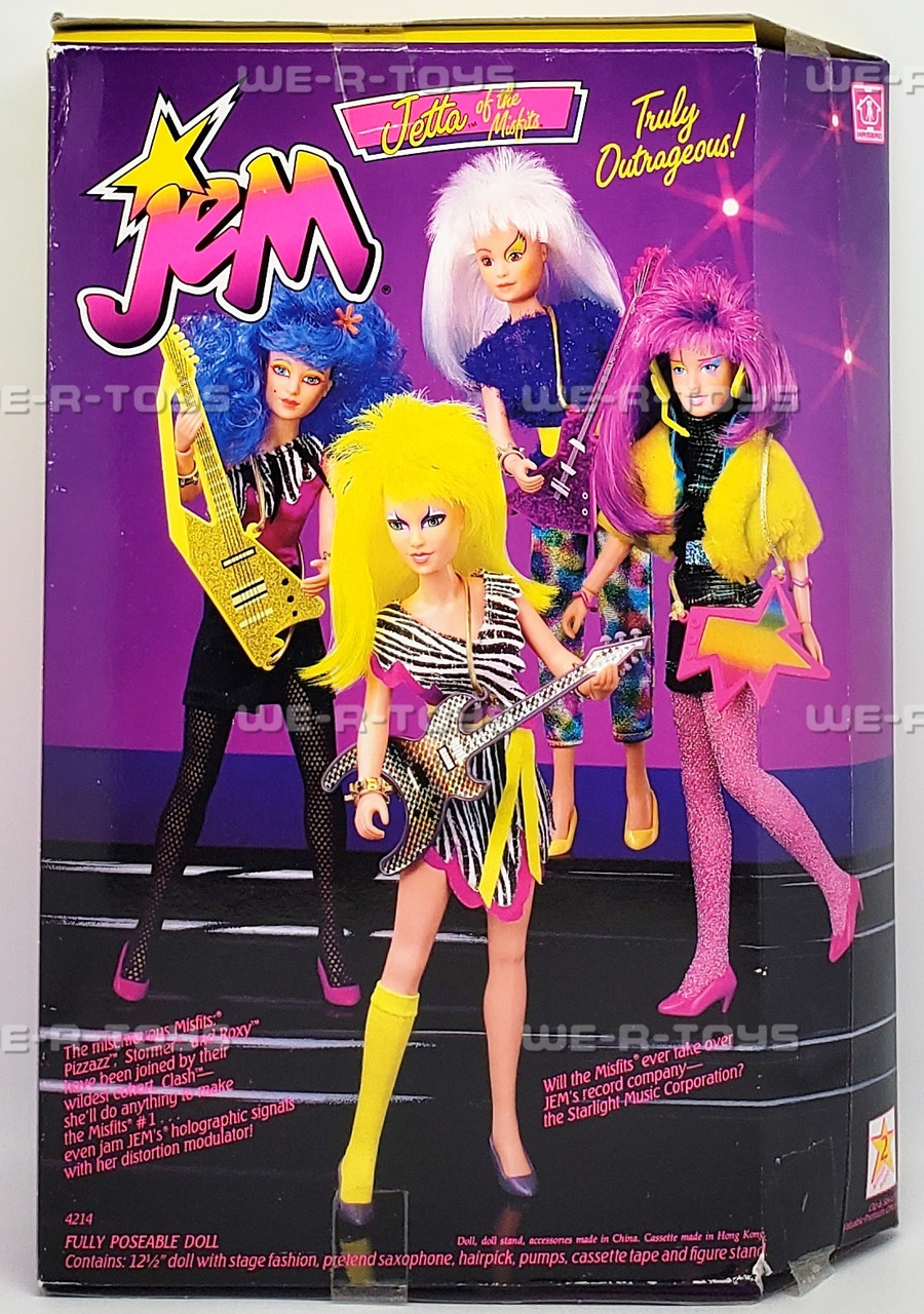 Jem Truly Outrageous Jetta of the Misfits Doll 1986 Hasbro #4214