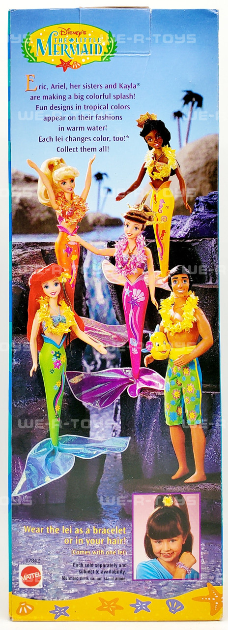 Disney The Little Mermaid Tropical Splash Ariel Doll 1997 Mattel