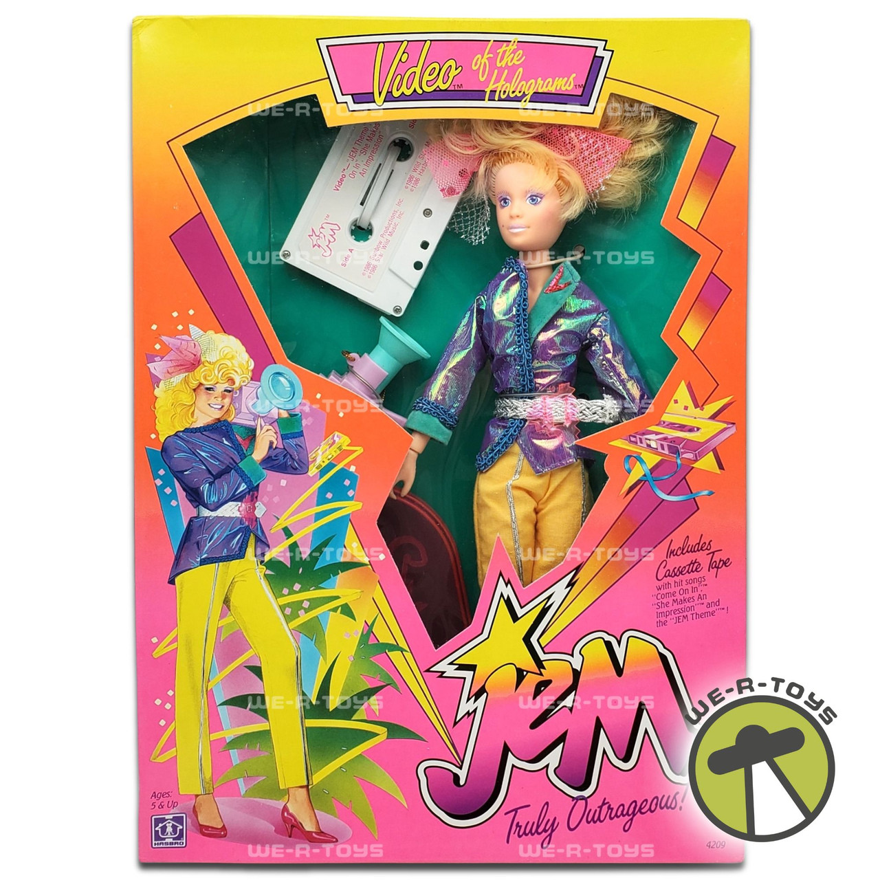 Poupée Jem Et Les Hologrammes – Hasbro Vintage, Série On Stage Fashions, A-57