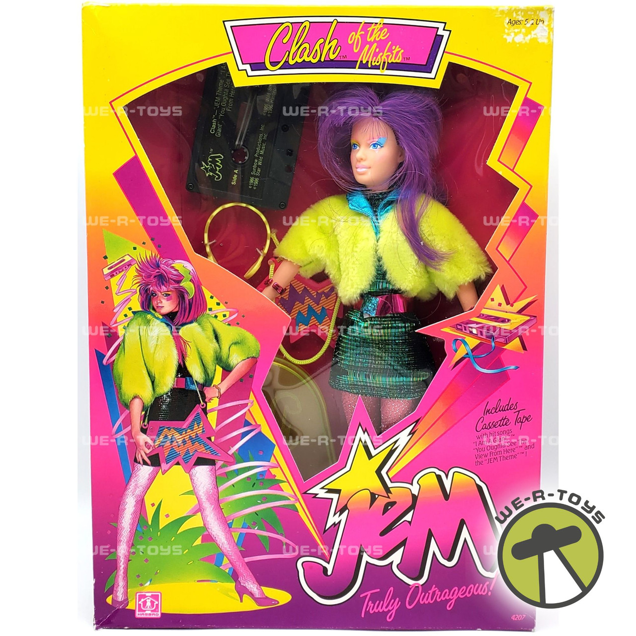 Jem Truly Outrageous Clash of the Misfits Poseable Doll 1986