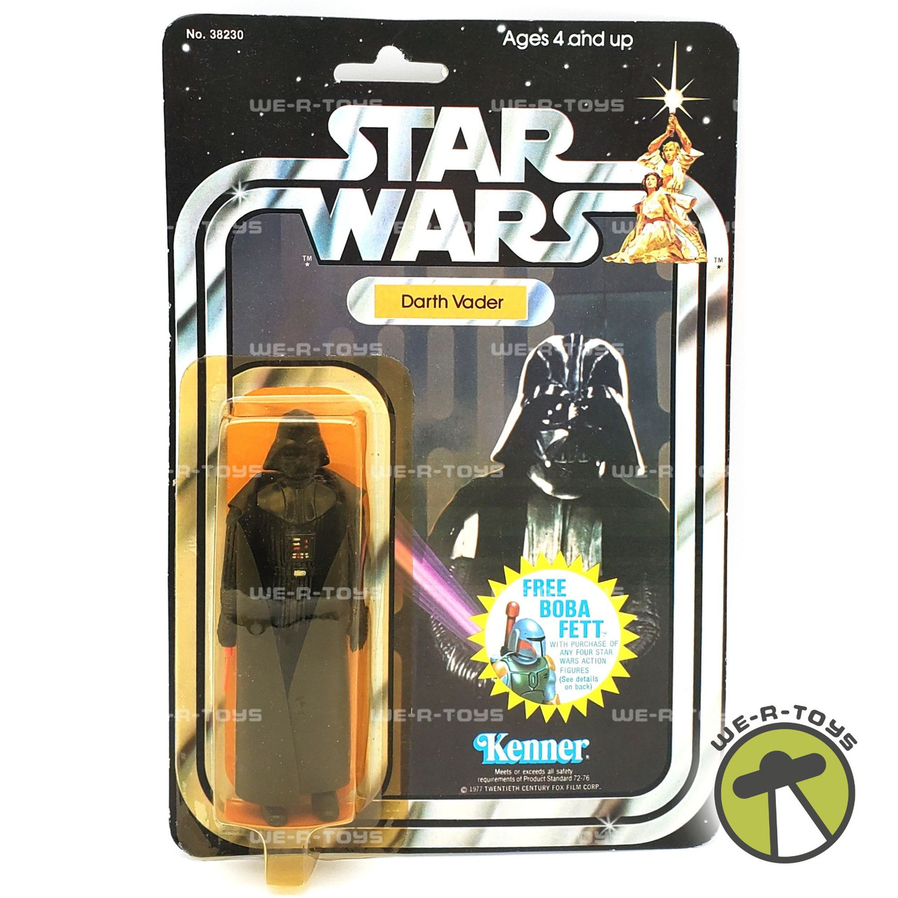 Star Wars Darth Vader Figure 20-Back with Boba Fett Offer 1978