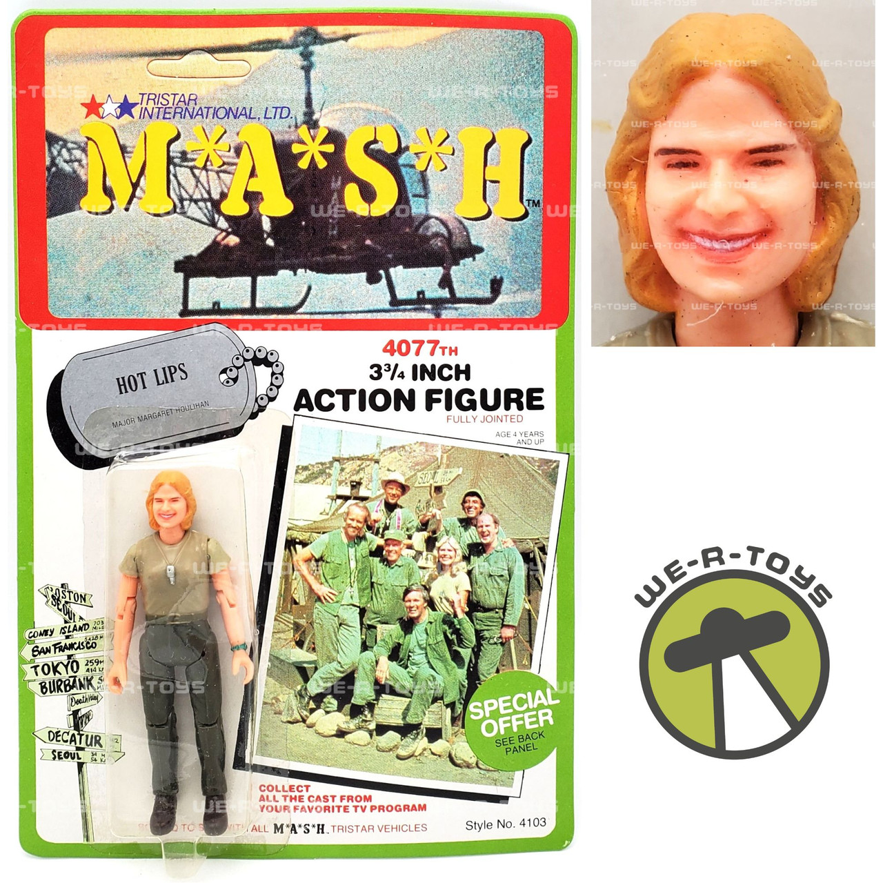 M*A*S*H Hot Lips 4077th Action Figure 1982 Tristar International