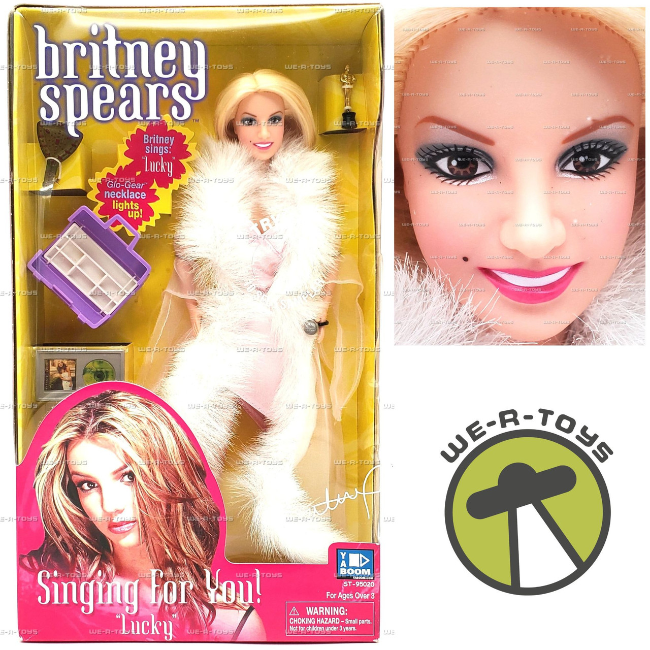その他ブランド / Britney Spears Singing for You Yaboom Barbie Doll/フィギュア Britney Spears Singing For You Doll Sings Lucky 2001 YABOOM #95020