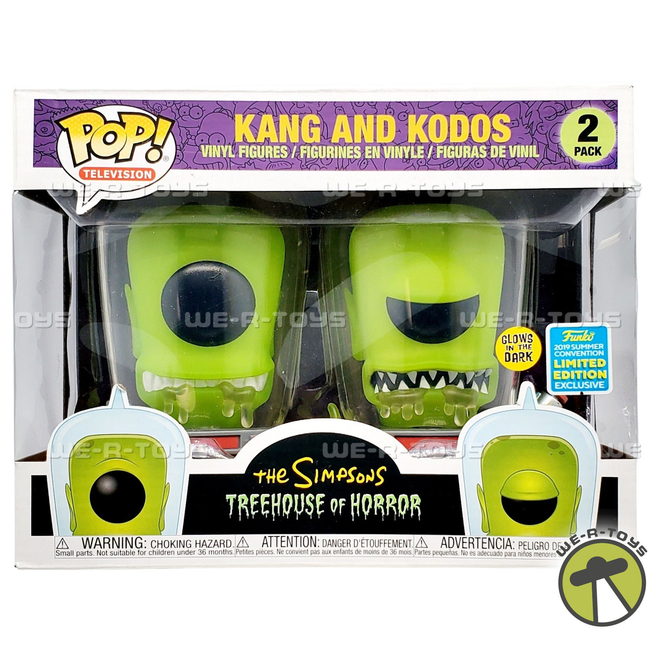 Funko POP TV The Simpsons Treehouse of Horror Kang and Kodos