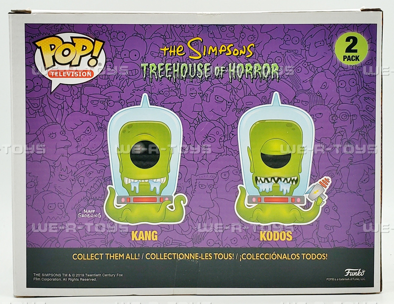Funko POP TV The Simpsons Treehouse of Horror Kang and Kodos