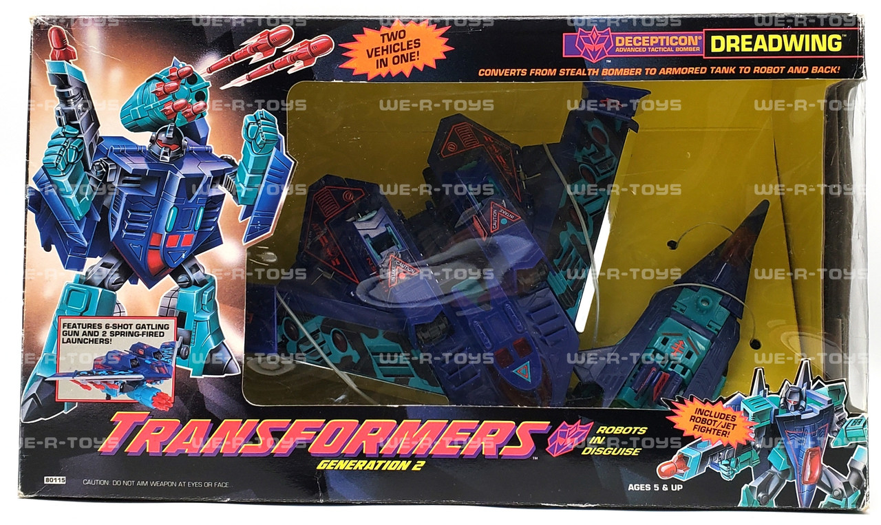 Transformers Generation 2 Decepticon Dreadwing Action Figure 1993